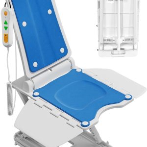 Moventiax Electric Chair Lift - Floor Lift for Elderly Falls, Support Up to 308 LB, IPX8 Waterproof Bath